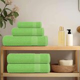 vidaXL Komplet brisač 12-delni zelena 360 gsm 100% bombaž | Shoptok.si