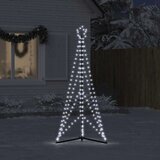 vidaXL Lučke za novoletno jelko 363 LED diod hladno bele 182 cm | Shoptok.si