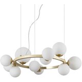 Ideal Lux led luster na sajli perlage 11xG9/3W/230V prečnik 73 cm zlatna/bela | Eponuda.com