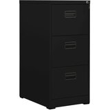 vidaXL Arhivska omarica črna 46x62x102,5 cm jeklo | Shoptok.si