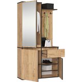 AKORD Entro Garderobni Komplet, Hrast Craft, (5000332860) | Shoptok.si