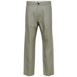 Selected Hlače Relaxed Jones Linen - Vetiver Zelena | Shoptok.si