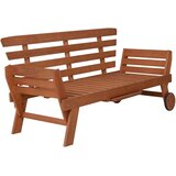 Garden Pleasure rjava lesena vrtna klop rincon - | Shoptok.si