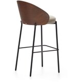 Kave Home Rjavo-bež barski stol (višina sedeža 77 cm) Eamy – | Shoptok.si