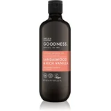 Goodness Sandalwood & Rich Vanilla gel za tuširanje za muškarce 500 ml
