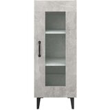  Komoda betonsko siva 34,5x34x90 cm konstruiran les, (20654793) | Shoptok.si