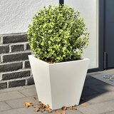 Furnova Vrtno korito 2 kosa bela 30x30x30 cm jeklo, (21920814) Cene
