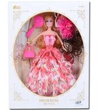Magic Toys moderna lutka u ružičastoj haljini sa raznim dodacima 30cm | shoptok.hr