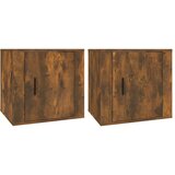 Maison Chic Dvo delni komplet Nočne omarice - Nočne mize dimljeni hrast 50x39x47 cm, (21688105) Cene