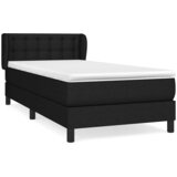  s oprugama i madracem crni 100 x 200 cm od tkanine | shoptok.hr