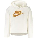 Nike Dječja Bijela Majica s Kapuljačom na Patentni Zatvarač Cijene