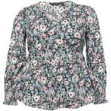 Dorothy Perkins Curve Bluza marine / zelena / roza / bela | Shoptok.si
