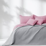 AmeliaHome Prekrivač Softa 260x280 cm, roza / siva Slike