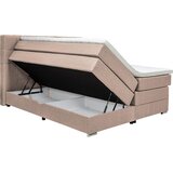 CARRYHOME POSTELJA BOXSPRING 180 cm x 200 cm , tekstil svetlo rjava | Shoptok.si