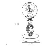Opviq Stona lampa E27 Grlo, Crno-bijela | Eponuda.ba