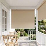Rolo zavjesa za vanjsku uporabu s UV zaštitom Bež 100 x 140 cm | Shoptok.si