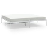 The Living Store Kovinski posteljni okvir bel 200x200 cm - Posteljni Okvir, (21527365) | Shoptok.si