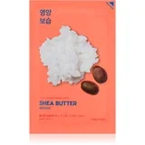 Pure Essence Shea Butter Sheet maska s visoko hidratantnim i hranjivim učinkom 23 ml