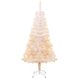  Umjetno božićno drvce s obojenim vrhovima bijelo 150 cm PVC | shoptok.hr