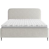 MID.YOU OBLAZINJENA POSTELJA 180 cm x 200 cm , les, tekstil, leseni material bež | Shoptok.si