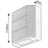 Rabalux Zidna rasvjeta LED 6W 150lm 3000K LIPPA BIJELA 12X12cm | shoptok.hr