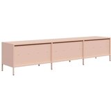 vidaXL TV omarica roza 202x39x43,5 cm hladno valjano jeklo | Shoptok.si