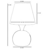 Opviq Stona lampa Oliver, Bež-zlatna boja | Eponuda.ba