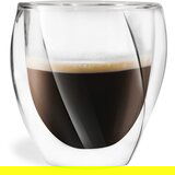 Vialli Design Šalice u setu 2 kom za cappuccino/s dvostrukom stijenkom 250 ml Cristallo – | shoptok.hr