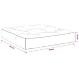  Jastučić za sjedalo od 1 dijela VIANEN 100% poliester - Tamno plava 70 x 70 x 12 cm 1 | shoptok.hr