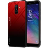 Cadorabo Ohišje, združljiv s Samsungom v rdeči barvi - črni - dvobarvni zaščitni pokrov iz silikona TPU in hrbta iz kaljenega stekla, (20568550) Cene