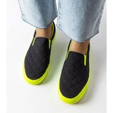 Gemre Black Quilted Slip-On Sneakers Balsamo | shoptok.hr