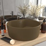  Luksuzni umivaonik mat krem 36 x 13 cm keramički Cene