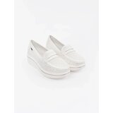 GOODIN White loafers with a thick sole | Shoptok.si