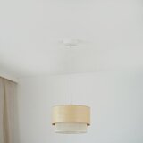  Brilagi - Visilica na sajli ARIZONA BOHO 1xE27/15W/230V prečnik 25 cm bež/bela | Eponuda.com