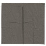  Zid šatora za zabavu 2 pcs Antracit 200 x 195 cm PE i čelik | shoptok.hr