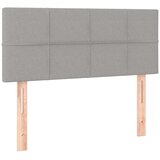  Krevet s oprugama i madracem svjetlosivi 100x200 cm od tkanine | shoptok.hr