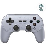 8BitDo Pro 2 brezžični igralni plošček s Hall Effect palicami sive barve | Shoptok.si