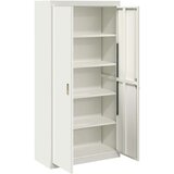 Ormarić Omarica za shranjevanje 2 pcs Bela 90 x 40 x 180 cm Jeklo, (5000152713) | Shoptok.si