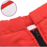 Vodootporni reflektirajući kaput s pojasom za pse crveni L36 | shoptok.hr