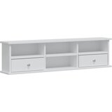  Set toaletnog stolića FAUSKE 3 kom. Bijela 100 x 50 x 103 5 cm - 100 cm 1x stol + 1x nadgradna polica + 1x stolić | shoptok.hr