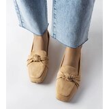 Gemre Beige Samika Loafers | Shoptok.si