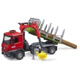 Bruder kamion Mercedes Benz Arocs sa kranom za utovar drva i stablima 036690