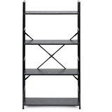 ModernHome LOFT polica za knjige, 4 razine Slike
