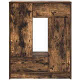  Komoda s predali in vrati, dimljeni hrast, 73x31x90 cm | Shoptok.si