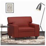  Fotelj vinsko rdeč 60 cm umetno usnje | Shoptok.si