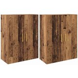  Ormarčići montirani na zid 2 pcs Staro drvo 69.5 x 34 x 90 cm | shoptok.hr
