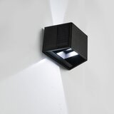  LED solarno zidno svetlo WINGS LED/2W/1300 mAh 3,7V 6000K IP54 crna | Eponuda.com