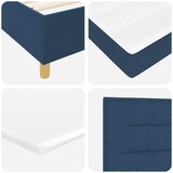  Krevet s opruga kutije s uzglavljem Plava 200 x 80 cm tkanina | shoptok.hr