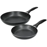 Kuhinjski set ponev aluminij 20 cm in 28 cm nelepljiv, (5000119784)