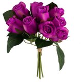  BUKET RUŽA 30CM LJUBIČASTI PVC cijene